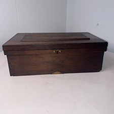 Antique Carpenter's Tool Chest with Hand Tools and Coshocton Union No. 525 Working Cards — listing 2