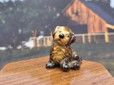 Wade Whimsies Miniature Mongrel Dog Porcelain Figurine, 1" Tall — listing 6