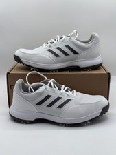 adidas Tech Response SL 3 Wide Men's Golf Shoes, White/Grey/Black-Red, US 14 Wide