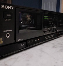 Sony Dual Cassette Deck with Auto Reverse and Dubbing (Both Decks)