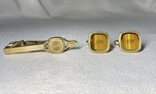 S.T. Dupont Gold-Tone Rectangular Cufflinks with 'D' Monogram — listing 3