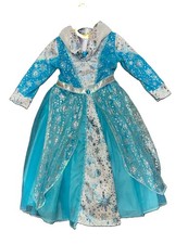 Disney Frozen 2 Elsa Snow Queen Deluxe Costume Dress with Snowflake Crest Bodice, listing 6