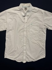 Cinch Men's Short Sleeve Button-Down Western Shirt, Red Geometric Chain Link Print, Size XXL — listing 6