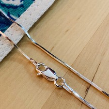 Sterling Silver Multi-Strand Snake Chain Bracelet with Bead Stations — listing 6