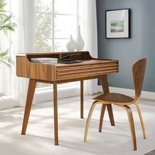 mid century Mid-Century Modern Style Single-Drawer Writing Desk — listing 6