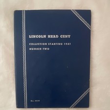 Whitman No. 9030 Lincoln Wheat Cent Folder 1941-Starting Album with Partial Coin Collection — listing 5