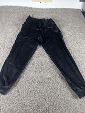 Victoria's Secret Black Velour Ribbed Zip-Up Bomber Jacket, Size M — listing 2