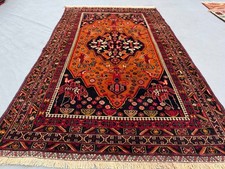 Antique Afghan Ersari Turkoman Hand-Knotted Wool Rug, Gul Design, 45 x 84 inches — listing 6