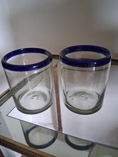 Cobalt Blue Ombré Highball Tumbler Glasses, Set of 8 — listing 6