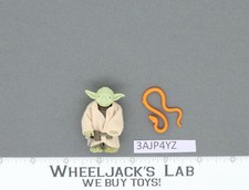 Vintage 1980 Kenner Star Wars Yoda 3.75" Action Figure (Empire Strikes Back) with Cloth Cloak, Belt, Snake & Gimer Stick — listing 5