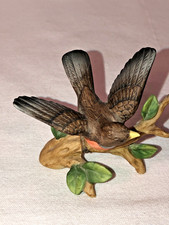 Lefton China 'Robin' Hand-Painted Bisque Porcelain Bird Figurine KW 6609 — listing 6