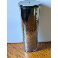 Starbucks Black Glitter Double-Wall Cold Cup Tumbler with Lid and Straw — listing 6