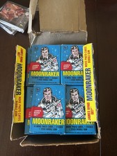 1979 Topps James Bond 007 Moonraker Movie Photo Cards Wax Box (Empty Display Box) — listing 4