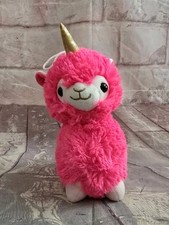 Purple Unicorn Llama Plush with Gold Horn and Star Eyes — listing 6