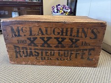 Antique Forbes Coffee St. Louis Wooden Advertising Shipping Crate — listing 3