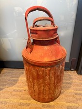 Antique Ellisco G.R. Co. 5 Gallon Liquid Oil Can with Bail Handle — listing 3