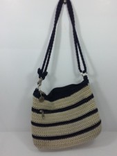 The Sak Originals Crochet Striped Tote Purse with Original Tassel — listing 3