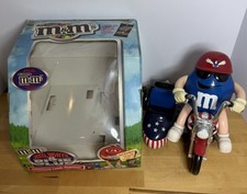 M&M's Red, White & Blue Motorcycle Candy Dispenser - Limited Edition Collectible — listing 6