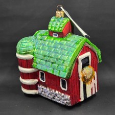 Christopher Radko "Mac's Barn" Blown Glass Christmas Ornament — listing 5