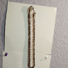 Byzantine-Style Sterling Silver Woven Bracelet with Ornate Filigree Center Station — listing 5