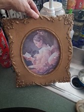 Framed Reproduction Print of "Young Girl Reading" (A Young Girl Reading) after Jean-Honoré Fragonard — listing 4