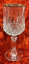 Cristal d'Arques Longchamp Gold Rim Wine Glasses Set of 4 — listing 5