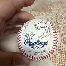 Vintage Team-Signed Official League Baseball with Multiple Autographs — listing 2