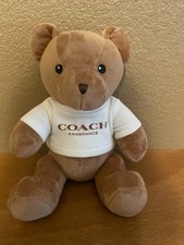 Coach Fragrance Promotional Teddy Bear Plush with White Logo T-Shirt — listing 4