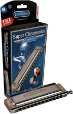Hohner Super Chromonica No. 260½ Chromatic Harmonica with Original Box — listing 5