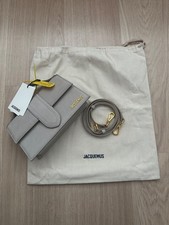 Jacquemus Le Bambino Long Leather Flap Shoulder Bag in Navy — listing 4