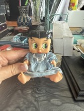 Baby Betty Boop Porcelain Collector Doll, Limited Edition #2000/5000, Pink Satin Dress — listing 2