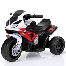 Licensed BMW S1000RR 12V Kids Ride-On Motorcycle 3-Wheel with Push Handle — listing 2