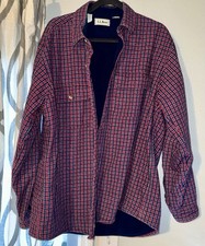 L.L.Bean Slim Fit 100% Cotton Plaid Flannel Shirt, Size M-Tall — listing 4