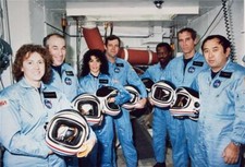 Space Shuttle Challenger STS-51L Crew Memorial Tribute Print — listing 2