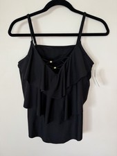 Time and Tru Women's Blue Strappy-Back Tankini Swim Top, NWT — listing 4