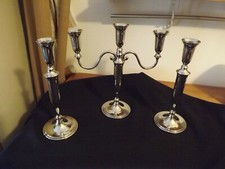 Godinger Silver Plated 3-Light Candelabra 14in — listing 3