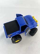Vintage Buddy L Crash Em-Ups Monster Trucks Pair (Red & Blue)