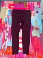 Gaiam Black High-Rise Yoga Leggings with Side Pockets, Size L — listing 6