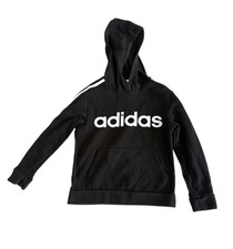 adidas Youth Big Logo Pullover Hoodie, Black, Size L (14/16) — listing 5