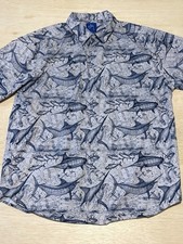 Guy Harvey Classic Collection Men's Green Check Button-Down Shirt — listing 3