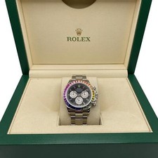 Rolex Cosmograph Daytona 'Rainbow' Chronograph Watch (Reference 116599 RBOW style), Black Dial with Sapphire Bezel — listing 5