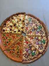 Deborah Mallow Pizza Slice-Shaped Melamine Serving Trays, Set of 3 — listing 5