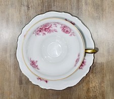 Edelstein Bavaria Porcelain Saucers with Floral Border, Set of Several — listing 6