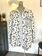 F&F Quilted Paisley Patchwork Overshirt Shacket, UK 20 — listing 2