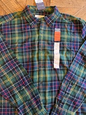 St. John's Bay Men's Blue Plaid Long-Sleeve Button-Up Shirt — listing 3
