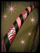 holographic hula hoop Custom Handmade 39" Hula Hoop Pink Gold Holographic Tape Wrapped — listing 4