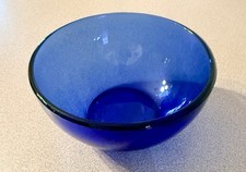 Cobalt Blue Hand-Blown Glass Bud Vase, 4 inches, Made in Turkey — listing 3