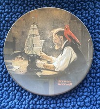 Norman Rockwell "The Ship Builder" Collector Plate, Knowles Rockwell Heritage Collection — listing 6