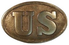 Reproduction WWII German-style round belt buckle with eagle motto and RZM-style backstamp — listing 5