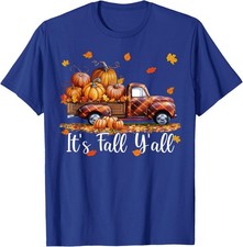 It's Fall Y'all Graphic Tee, Orange, Size Medium, listing 3